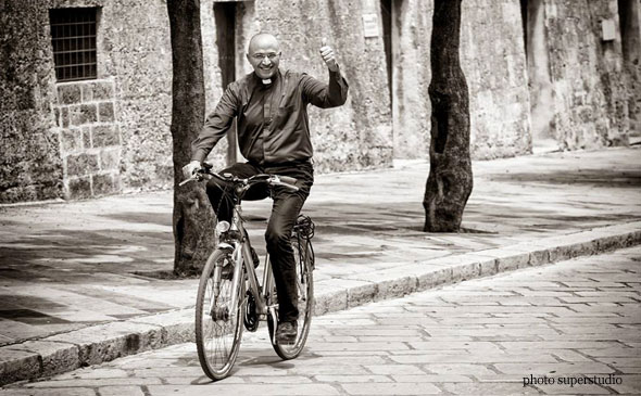 Don Flavio Ferraro, parroco dela chiesa matrice di Tricase